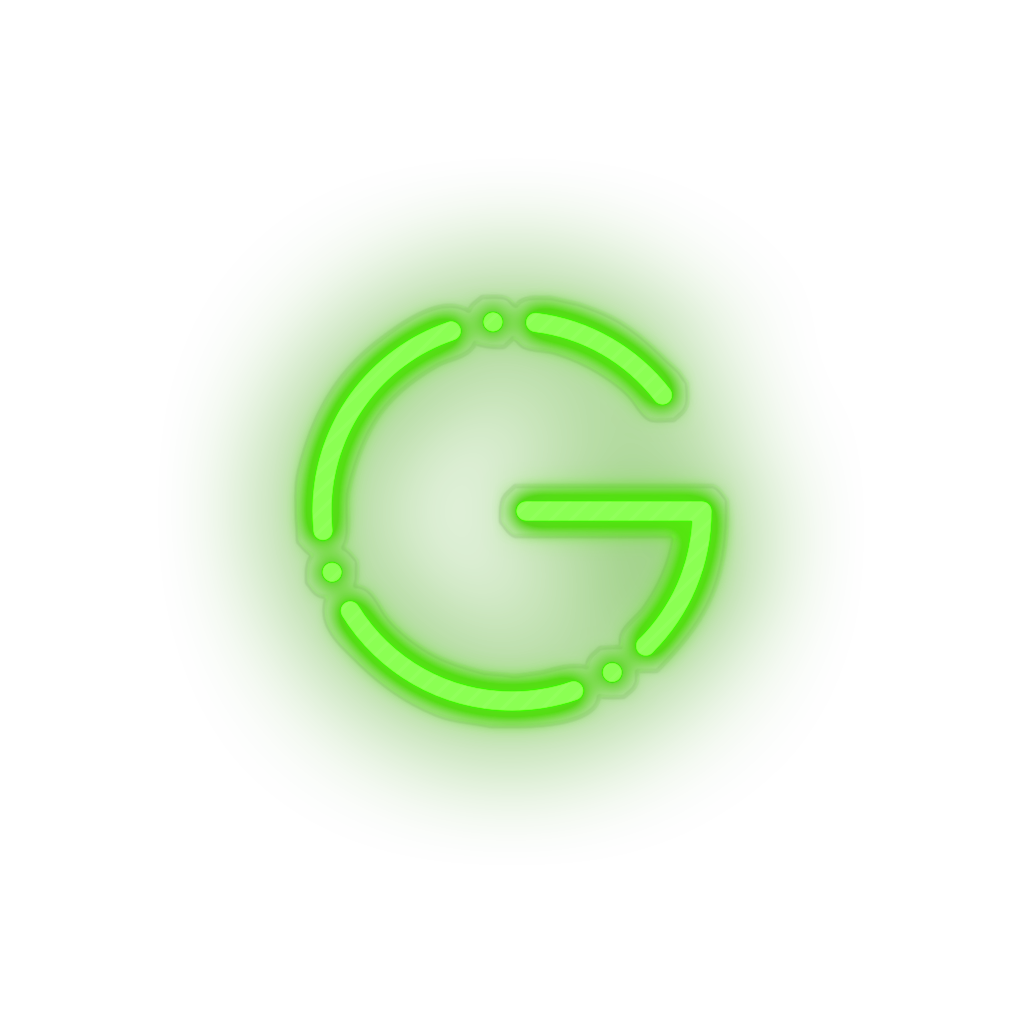 green 248_gulden_coin_crypto_crypto_currency led neon factory