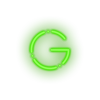green 248_gulden_coin_crypto_crypto_currency led neon factory