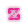 pink 252_z_coin_coin_crypto_crypto_currency led neon factory