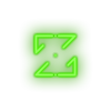 green 252_z_coin_coin_crypto_crypto_currency led neon factory