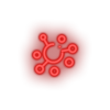 red 253_elastic_coin_crypto_crypto_currency led neon factory