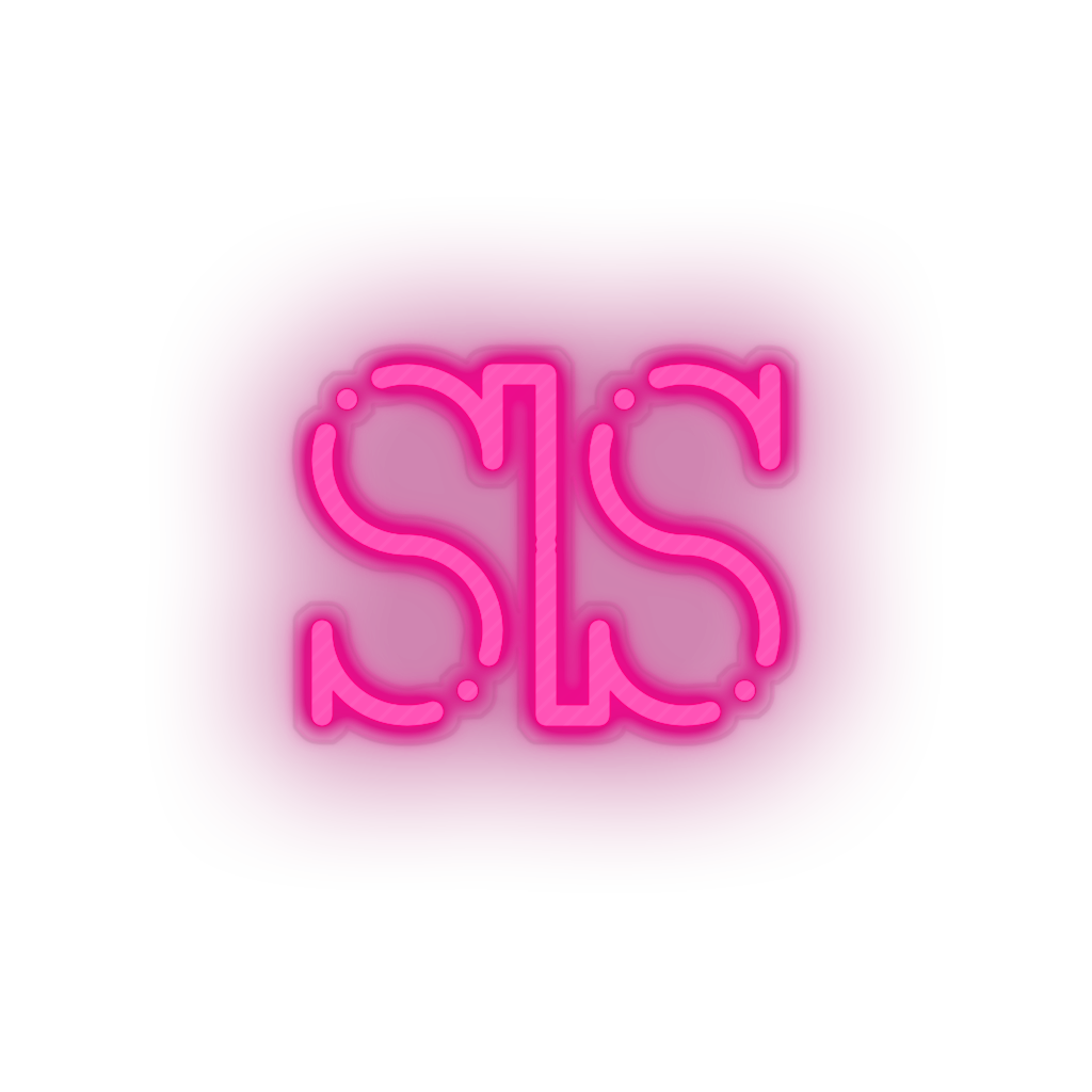 pink 256_salus_coin_crypto_crypto_currency led neon factory