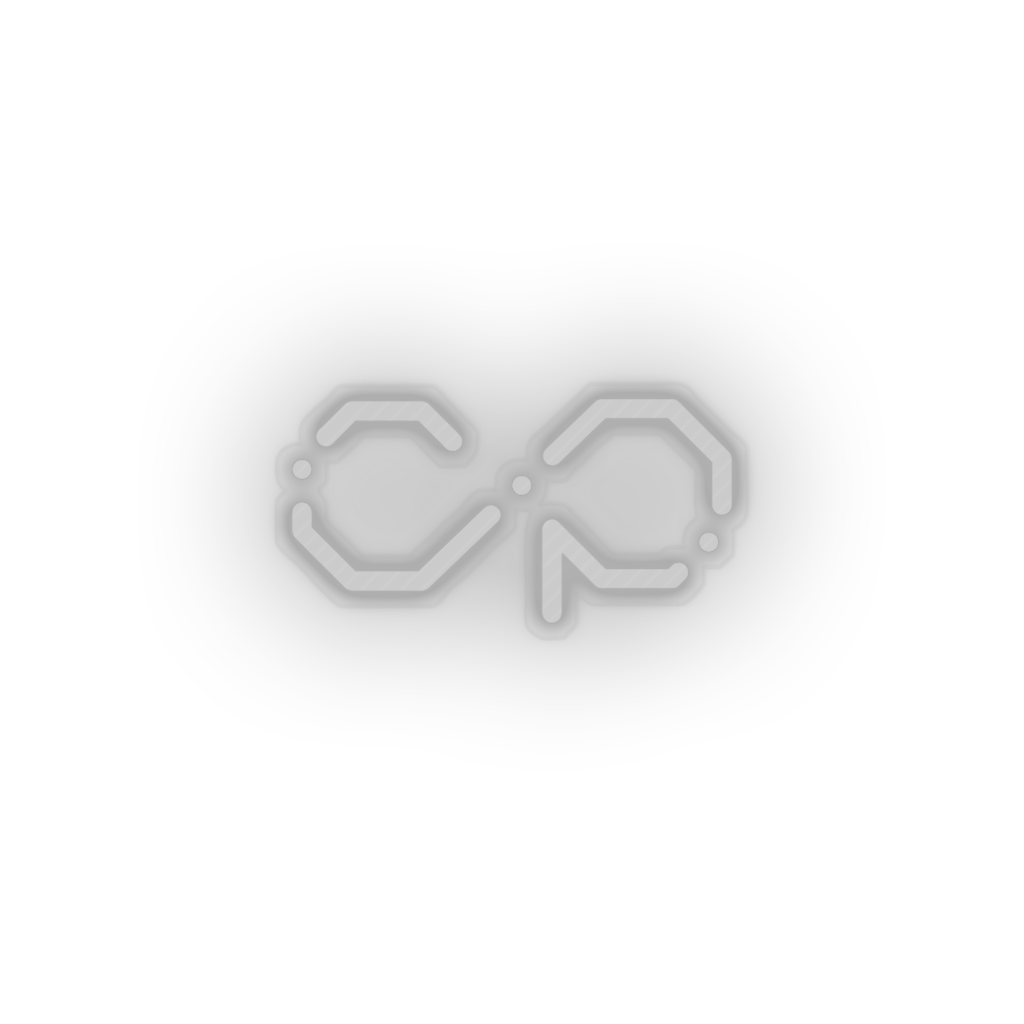 white 258_counterparty_coin_crypto_crypto_currency led neon factory