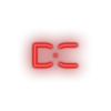 Load image into Gallery viewer, red 261_decent_coin_crypto_crypto_currency led neon factory