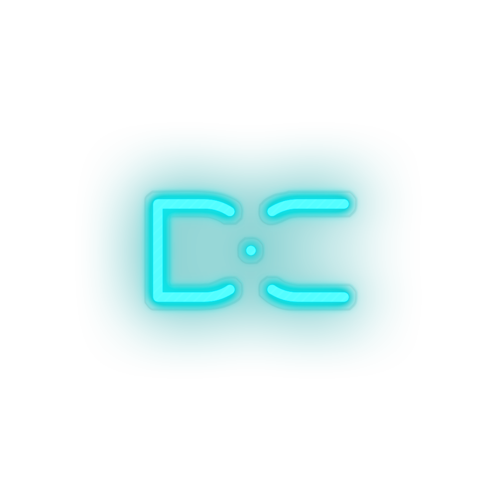 ice_blue 261_decent_coin_crypto_crypto_currency led neon factory