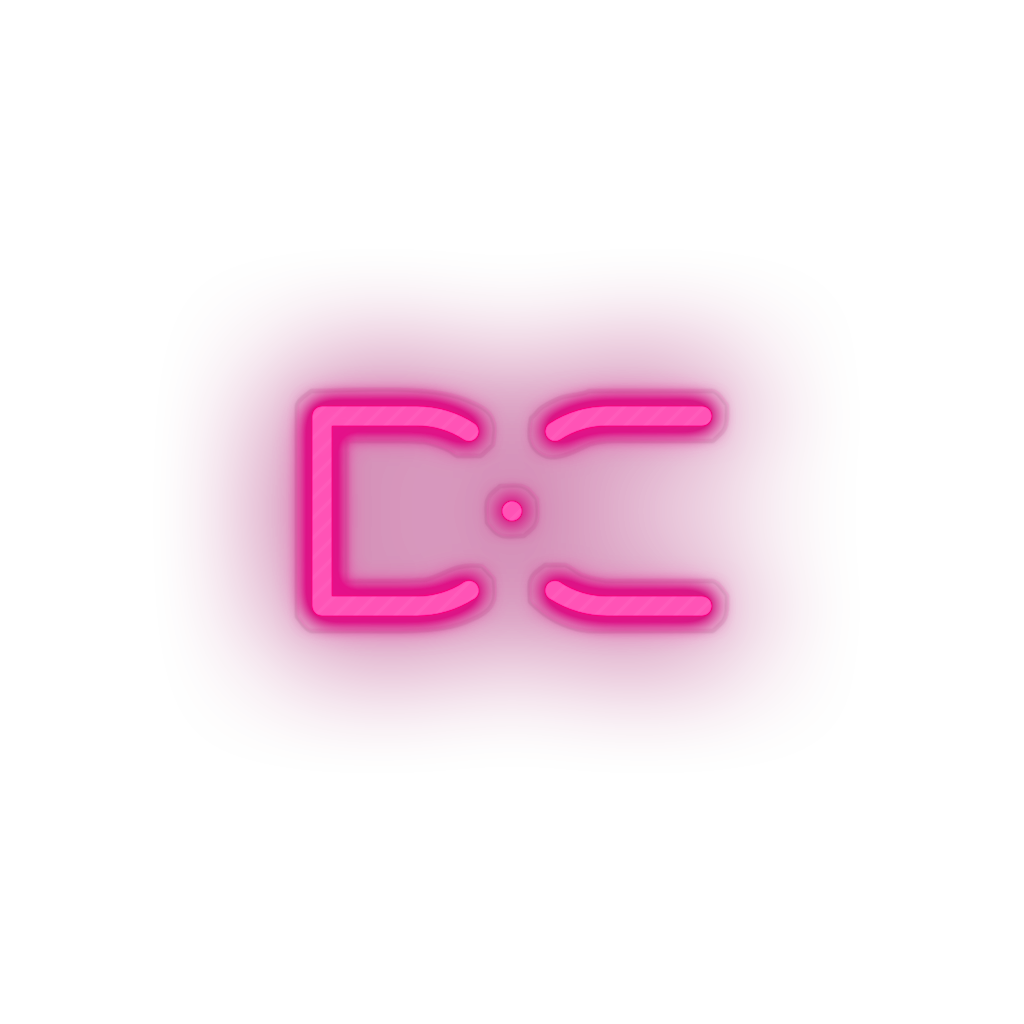 pink 261_decent_coin_crypto_crypto_currency led neon factory
