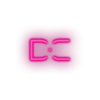 Load image into Gallery viewer, pink 261_decent_coin_crypto_crypto_currency led neon factory
