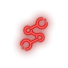 red 265_spreadcoin_coin_crypto_crypto_currency led neon factory