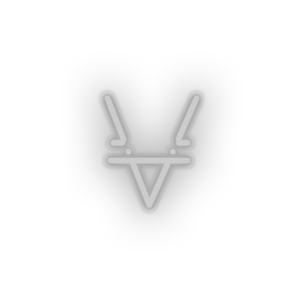 white 274_via_coin_coin_crypto_crypto_currency led neon factory