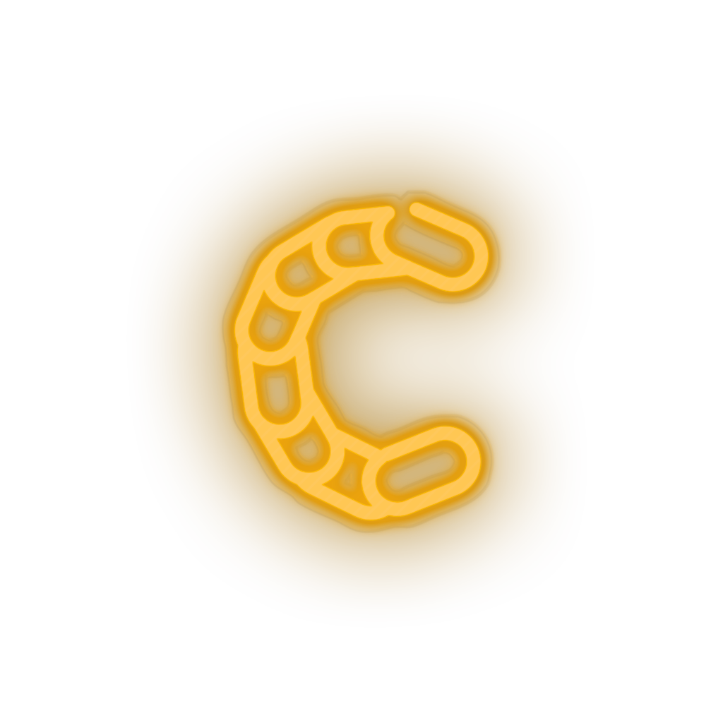 Chain Coin Neon Sign - Crypto Currency Led Neon Decor