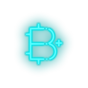 292 add bitcoin coin cryptocurrency plus Neon led factory