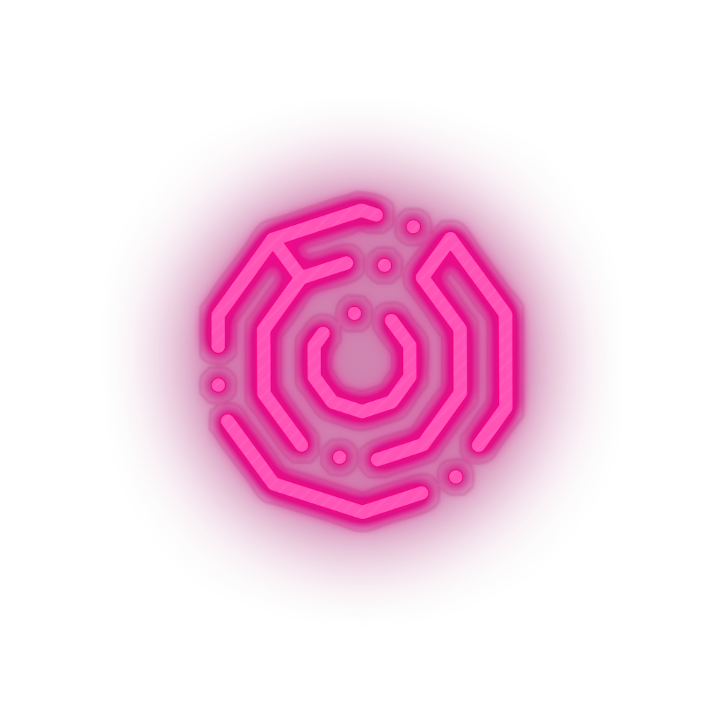 Komodo Coin Neon Sign - Crypto Currency Led Neon Decor