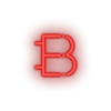 Load image into Gallery viewer, red 313_bytecoin_coin_crypto_cryptocurrency_currency led neon factory