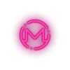 Load image into Gallery viewer, pink 324_monero_coin_crypto_crypto_currency led neon factory