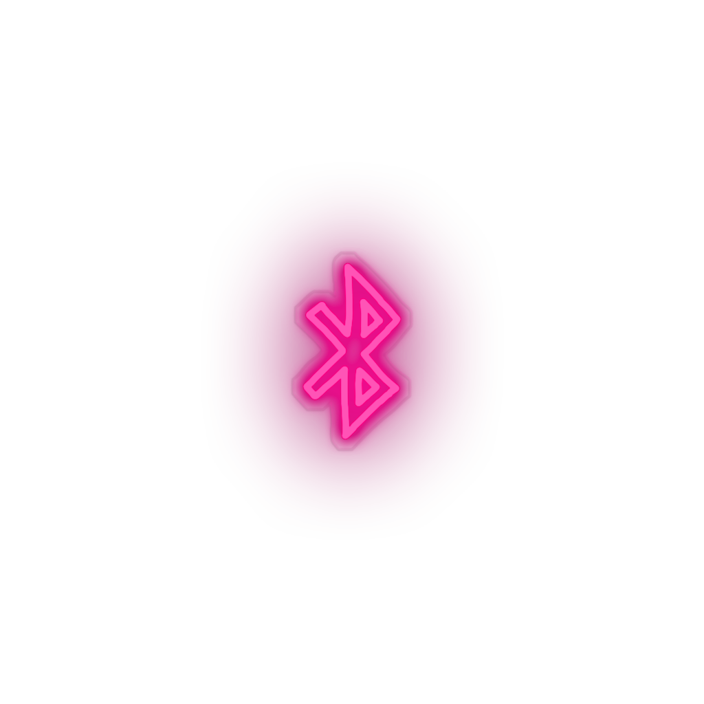 pink 49_bluetooth_logo_logos led neon factory