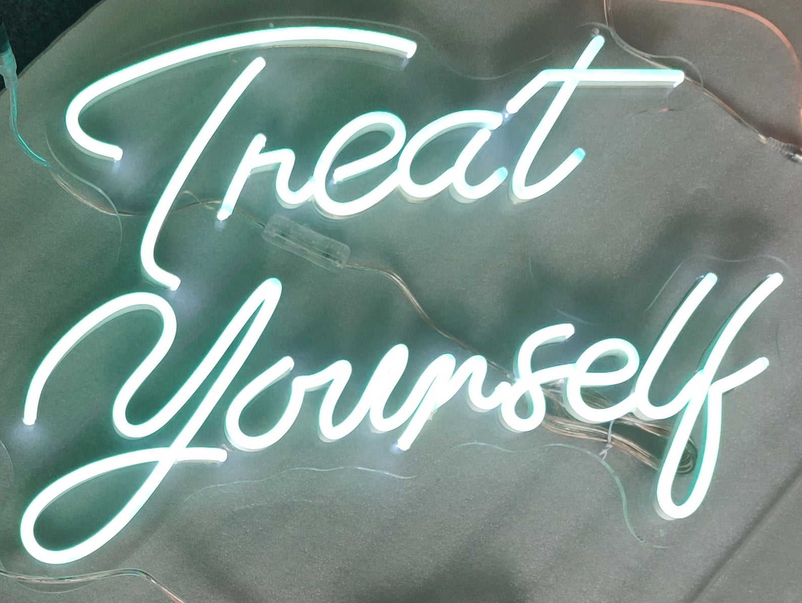 Treat Yourself Neon sign