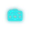 ice_blue camera led camera image love picture relationship romance valentine day neon factory