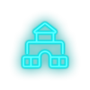 ice_blue castle family children house child educative kid baby educational led neon factory