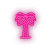 Load image into Gallery viewer, pink coconut_tree led beach coconut tree holiday palm tree recreation summer vacation neon factory