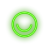 green ello social network brand logo led neon factory