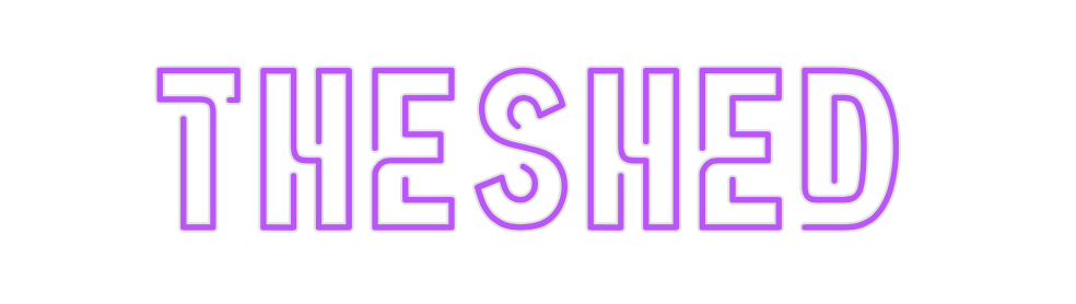 Custom Neon: TheShed