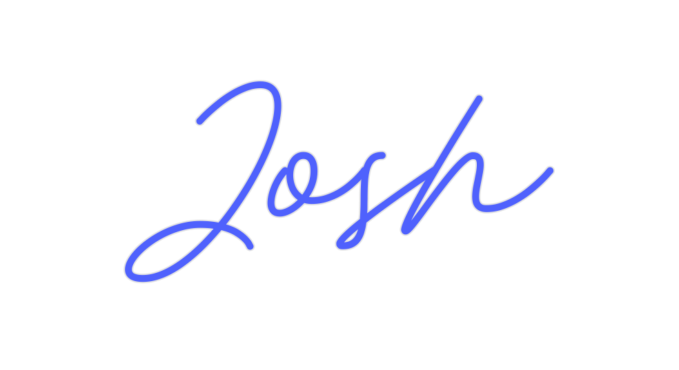 Custom Neon: Josh