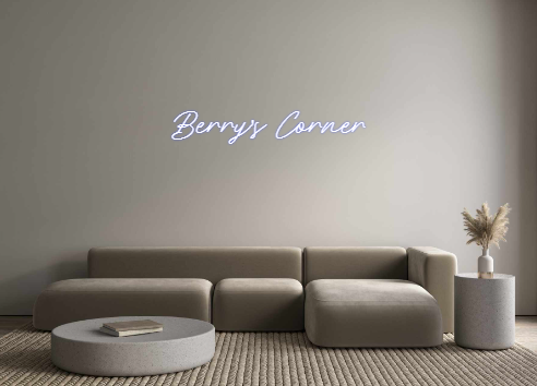 Custom Neon: Berry's Corner