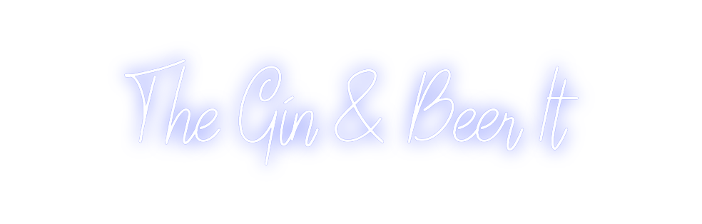 Custom Neon: The Gin & Bee...