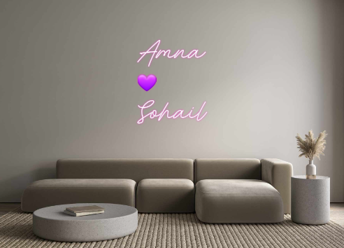 Custom Neon: Amna 
💜
Sohail