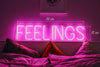 FEELINGS Neon sign