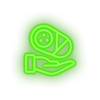 Load image into Gallery viewer, green infant hold family children newborn hand child kid baby led neon factory