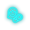 Load image into Gallery viewer, ice_blue infant mother family children newborn child kid baby led neon factory