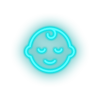 Load image into Gallery viewer, ice_blue kid infant baby child children family led neon factory