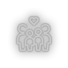 Load image into Gallery viewer, white parent family person human children heart like child parents kid baby led neon factory