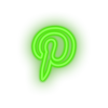 Load image into Gallery viewer, pinterest social network brand logo Neon led factory
