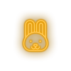 Load image into Gallery viewer, warm_white rabbit led animal bunny cartoon fauna herbivore rabbit zoo neon factory