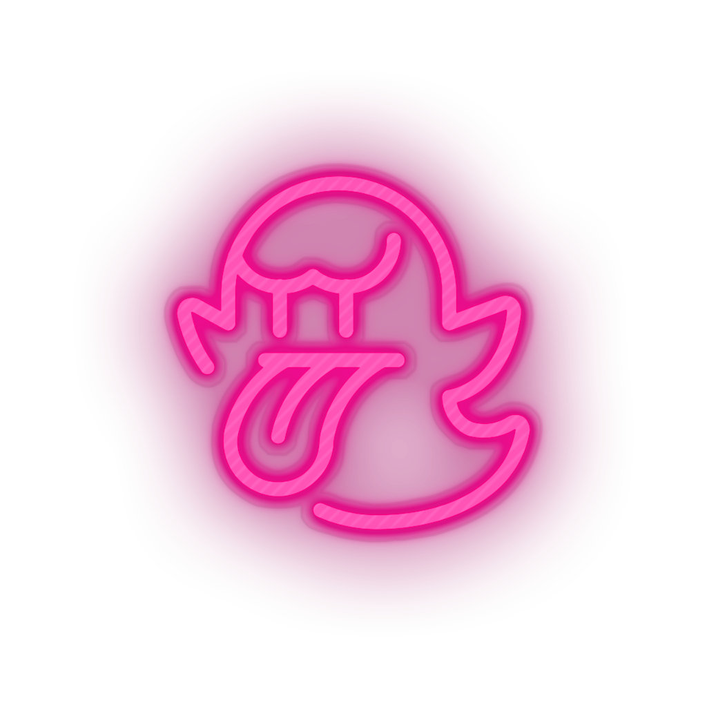 pink video game boo led neon factory