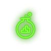 Load image into Gallery viewer, green video game bowl city led neon factory