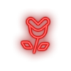 Load image into Gallery viewer, red video game flower enemy led neon factory